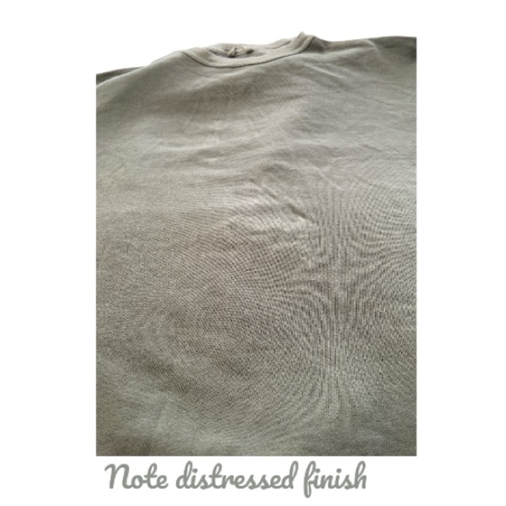 XL Aerie Oversized Sage Green  Distressed Sweatshirt with Balloon Sleeves, NWT - Picture 16 of 17